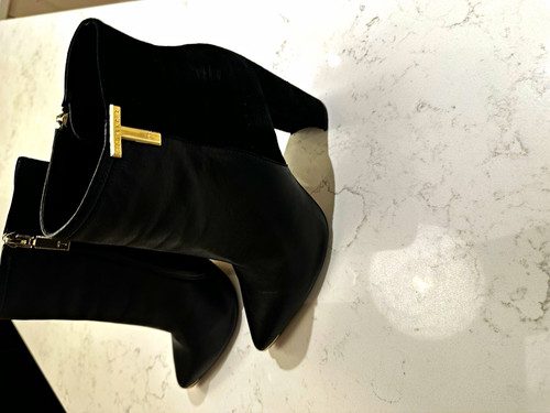 Ted baker black leather ankle - leather,